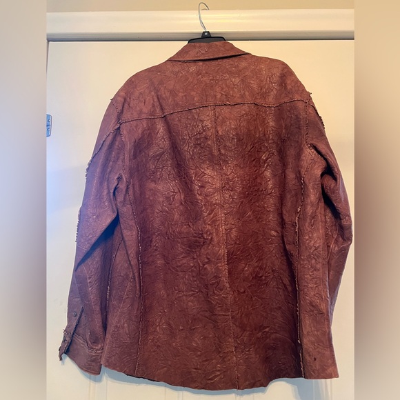 Murano Brown Leather Jacket - Picture 4 of 4